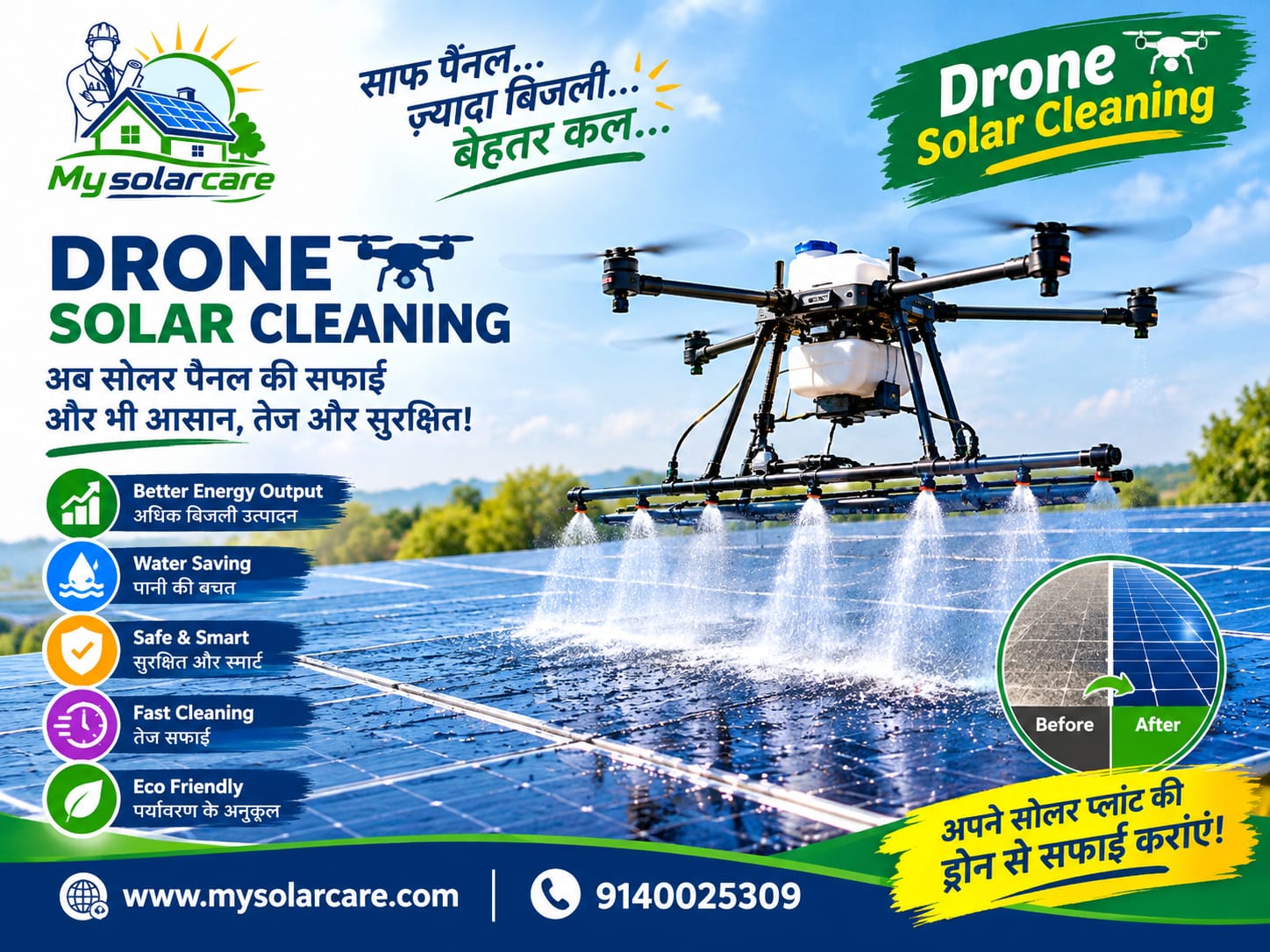 Solar Cleaning Drone